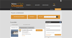 Desktop Screenshot of ovation.qc.ca