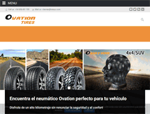 Tablet Screenshot of ovation.es