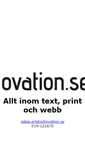 Mobile Screenshot of ovation.se